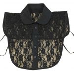 Fashion Sexy Vintage Women's Fake Half Shirt Blouses Lace Collar Black Fashion Sexy Vintage Women's Fake Half Shirt Blouses Lace Collar Black