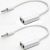 2x 3.5mm jack audio splitter male to 2 female ouput for Android mobile, mp3, mp4 device and more