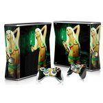 Sexy Girl Skin Sticker Cover For XBOX 360 Slim Console+Controller Decal #021 Sexy Girl Skin Sticker Cover For XBOX 360 Slim Console+Controller Decal #021