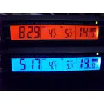 EC30 LCD Temperature Thermometer Voltage Battery Monitor/Car Alarm Clock
