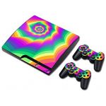 Skin Sticker Cover For PS3 Playstation 3 Slim Console + Controller Decal #0159