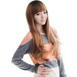 Salon New Lolita Women Lady Long Full Wigs Curly Wavy Hair Anime Party Cosplay Light Brown