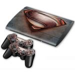 Skin Sticker Decal For PS3 PlayStation 3 Super Slim 4000 +2 Controllers #49