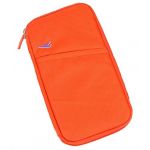 Travel case for My Passport Essential / 2.5 inch HDD Hard Drive / Travel document portable multi use case Water Resistant Material Orange Colour