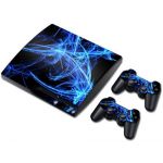 Game Tool Skin Sticker Decal For PS3 Slim Console + 2 Controller Decal #117