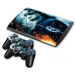 Skin Sticker Decal For PS3 PlayStation 3 Super Slim 4000 +2 Controllers #82
