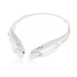 White Wireless Bluetooth Headset Earphone Stereo For Cellphone Laptop Tablet