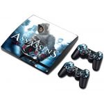 Game Tool Skin Sticker Decal For PS3 Slim Console + 2 Controller Decal #078