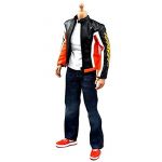 NEW 1:6 ZY TOYS Model Orange Jackets Clothes Leather Motorcycle Suitt For 12' Figure