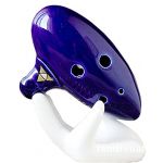NEW 1X Blue 6 Holes Ocarina Ceramic Alto C Legend of Zelda Zelda Ocarina Flute