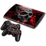 Skin Sticker Decal For PS3 PlayStation 3 Super Slim 4000 +2 Controllers #53