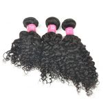 Weave 100% Malaysian Virgin Human Hair Extensions Kinky Curly Wefts 3 Bundle 150g 10'+12'+14'
