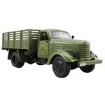 New 1:32 Army Green Jiefang military truck Diecast Car Model with light&sound Back