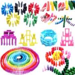 NEW 120PCS 12 Colors Authentic Standard Wooden Domino Run Board Toy Children