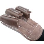 Good Archery Protect Glove 3 Finger For hunting Pull Bow arrow Leather Shooting