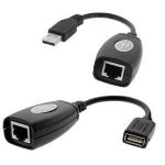 USB over Cat5/5e/6 Extension Cable RJ45 Adapter Set