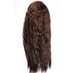 Womens Fashion Sexy long Full Curly Wavy Hair Wigs Cosplay Party Dark Brown