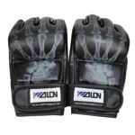 Black color MMA Half Finger Cestus Boxing Gloves Sanda Fighting Gloves
