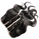 Brazilian Virgin human Hair Lace Closure Body Wave 5x5 Three Parts 14'