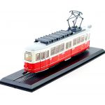 Popular 1/87 C1 Nr.141 (Simmering-Graz-Pauker)-1957 Tram Diecast Model Red