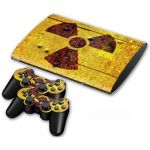 Skin Sticker Cover Decal For PS3 PlayStation Super Slim 4000 + 2 Controllers #39