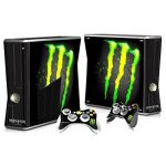 Skin Sticker For XBOX 360 Slim Console + Controller Decal #001