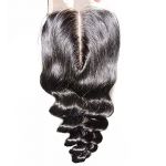 Virgin Peruvian/Brazilian Human Hair 3.5x4 Loose Wave Lace Closure Hair 8