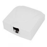 Bathroom Wall Switch Protector Flip Cap White Plastic Waterproof Cover
