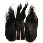 NEW 100% Brazilian Virgin human Hair Lace Closure straight hair 5