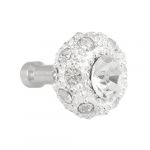 Bling Clear Crystal 3.5mm Anti Dust Earphone Plug Stopper for iPhone 4 5G 3G 4S