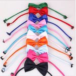 Dog Grooming Pet Grooming with Elegant Adjustable Bowtie Collar Necklace for Pets Dogs