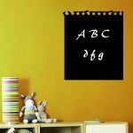 Fashion designed removed vinyl calendar shaped blackboard sticker working calendar vinyl blackboard wall sticker