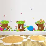 Cute Animals Flowers Trees Designed DIY Removable Art Vinyl Quote Wall Sticker Decal Mural Home Room DÂ¨Â¦cor Kids Room Decoration