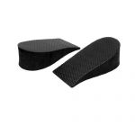 2 Pcs 1.5 Height Increase Heel Lifts Foam Pads Insoles Black 2 Pcs 1.5 Height Increase Heel Lifts Foam Pads Insoles Black