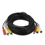 100ft Audio Video 2 RCA Male to Male DC Power Cable for CCTV Camera