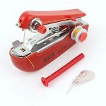 Household Tailor Clothes Stitch Mini Handheld Sewing Machine Red