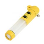 Emergency Multi Function Red White Light LED Flashlight Torch