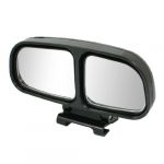 Left Side Rear View Blind Spot Auxiliary Mirror Black for Truck Car