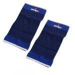 Pair Blue Black Pinstripe Elastic Shin Splint Calf Pullover Support Sleeve