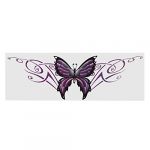 Purple Car Exterior Decorative Butterfly Design Blink Decal Sticker
