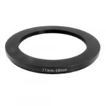 77mm-58mm 77mm to 58mm Black Step Down Ring Adapter for Camera