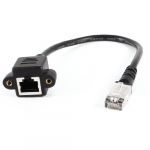 28cm RJ45 Male to Female M/F CAT5E LAN Ethernet Adapter Network Cable