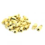 20 Pcs PC PCB Motherboard Brass Standoff Hexagonal Spacer M3 6+4mm