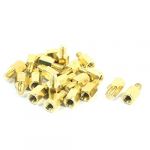 20 Pcs PC PCB Motherboard Brass Standoff Hexagonal Spacer M3 6+4mm
