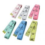 6 Pcs Colorful Seamstress Tailor Sewing Cloth Ruler Tape Measure 60 150cm
