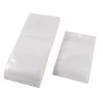 100 pcs white clear plastic ziplock sealing seal bag 8cmx13cm for mobile spare parts