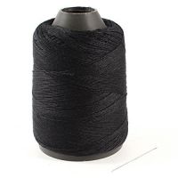 Hand Embroidery Sewing Quilting Thread Spool Reel Roll Black w Needle