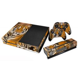  Tiger New Skin Cover Sticker Decal For Xbox ONE Console+Controller #062