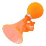 0.86 Diameter Handlebar Bike Bicycle Plastic Air Horn Trumpet Orange