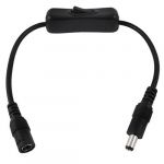 AC125V 250V Switch 5.5x2.1mm Male to Female CCTV Camera DC Power Cable AC125V 250V Switch 5.5x2.1mm Male to Female CCTV Camera DC Power Cable